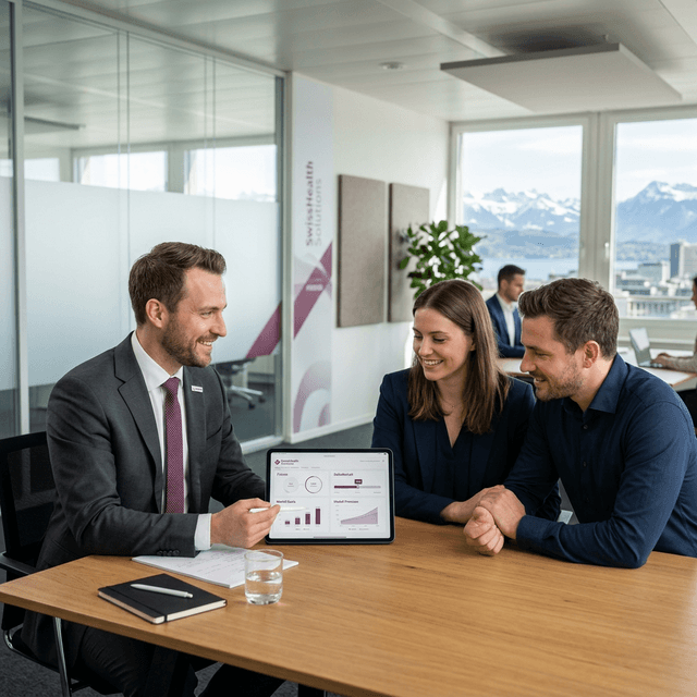 Expert en assurance suisse analysant les modèles d'économie 2026